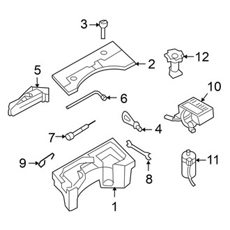 Volkswagen OE - Rear Body & Floor - Jack & Components (Sedan)