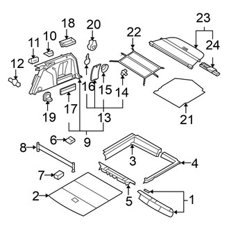 Volkswagen OE - Rear Body & Floor - Interior Trim (4 Doors Wagon)