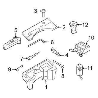 Volkswagen OE - Rear Body & Floor - Jack & Components (4 Doors Wagon)