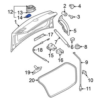 Volkswagen OE - Rear Liftgate Ajar Indicator Switch