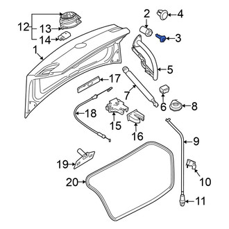 Volkswagen OE - Deck Lid Stop Buffer