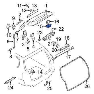 Volkswagen OE - Rear Liftgate Latch