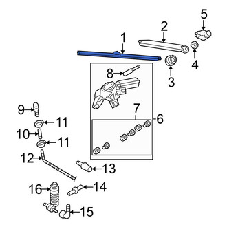 Volkswagen OE - Rear Wiper Blade