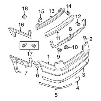 2010 Volkswagen Passat OEM Bumpers | Front & Rear — CARiD.com