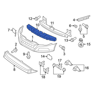 Volkswagen OE - Front Bumper Impact Absorber