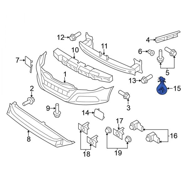 Bumper Cover Hardware Kit