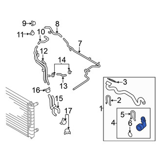 Volkswagen OE - Cooling System Bypass Line Adapter