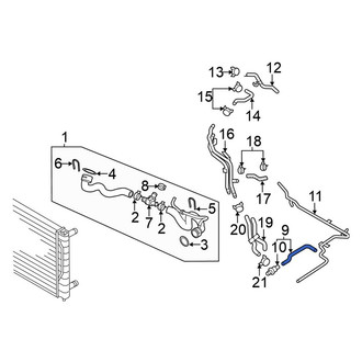 Volkswagen OE - Upper Radiator Coolant Hose