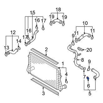 Volkswagen OE - Intercooler Tube Seal