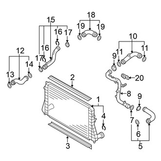 Volkswagen OE - Cooling - Intercooler (To 11/08/2010), (2.0L)