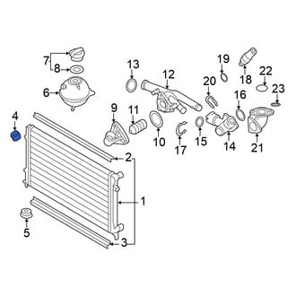 Volkswagen OE - Radiator Insulator
