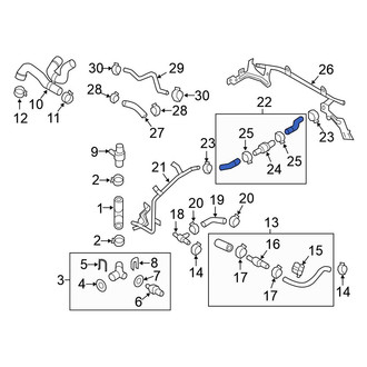 Volkswagen OE - Radiator Coolant Hose
