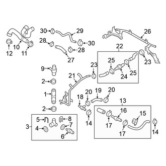 Volkswagen OE - Cooling - Hoses & Lines (Return)