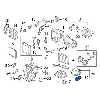 Volkswagen OE - HVAC Blower Motor Control Module