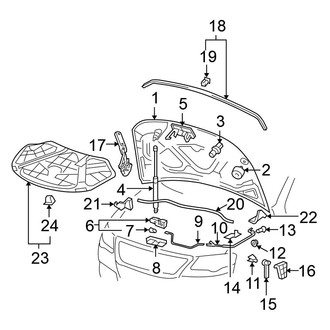 Volkswagen OE - Hood & Components
