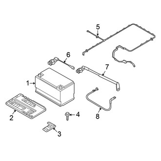 Volkswagen OE - Electrical - Battery (3.6L)