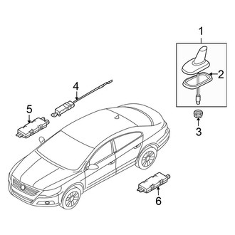 Volkswagen OE - Electrical - Antenna