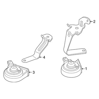 Volkswagen OE - Electrical - Horn