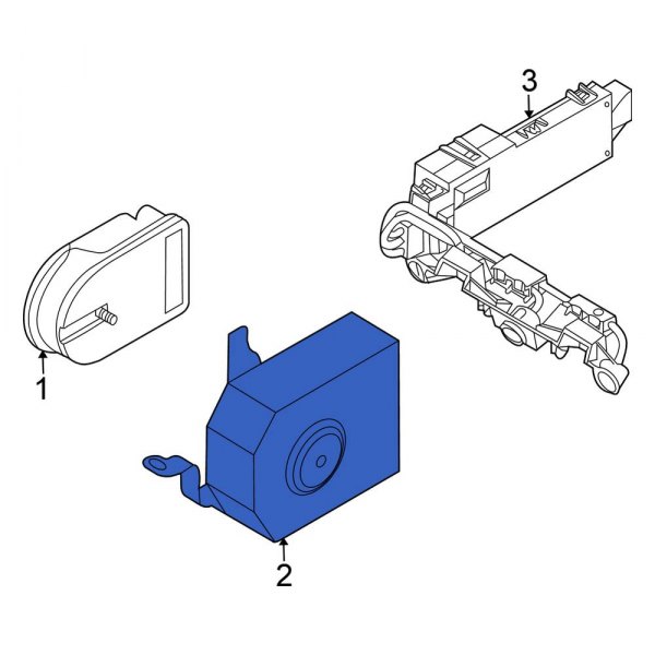 Anti-Theft Alarm Siren Bracket