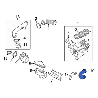 Volkswagen OE - Engine Air Intake Hose