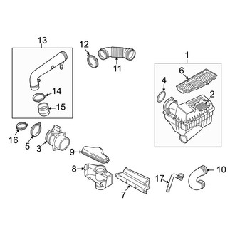 Volkswagen OE - Engine / Transaxle - Air Intake (2.0L)