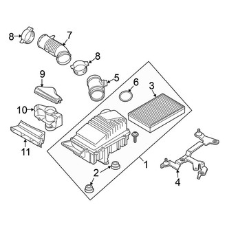 Volkswagen OE - Engine / Transaxle - Air Intake (3.6L)