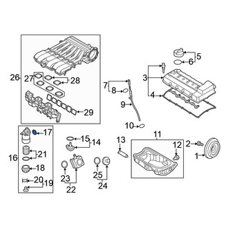Volkswagen OE - Engine Oil Filter Housing Gasket