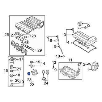 Volkswagen OE - Engine Oil Cooler Gasket