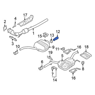 Volkswagen OE - Exhaust Tail Pipe