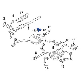 Volkswagen OE - Front Exhaust System Hanger Bracket