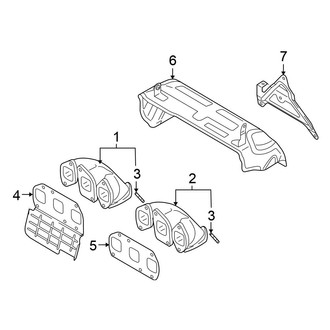Volkswagen OE - Exhaust System - Manifold (Executive)