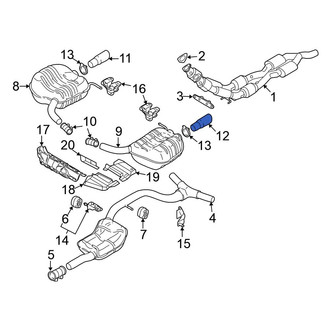 Volkswagen OE - Exhaust Tail Pipe