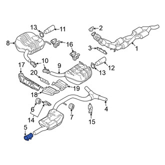 Volkswagen OE - Exhaust Clamp