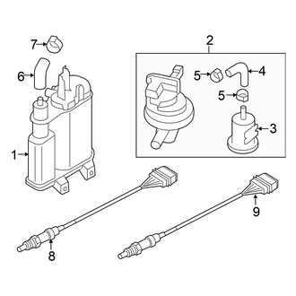Volkswagen OE - Emission System - Emission Components (Luxury / R-Line / Sport 2.0L)