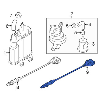 Volkswagen OE - Rear Right Oxygen Sensor