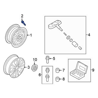 Volkswagen OE - Tire Valve Stem