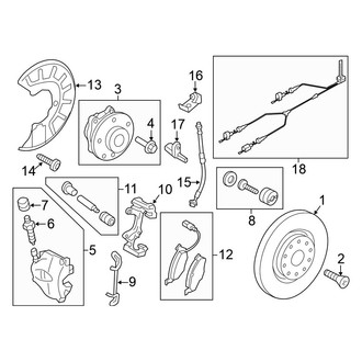 Volkswagen OE - Front Suspension - Brake Components (345 x 30 mm)