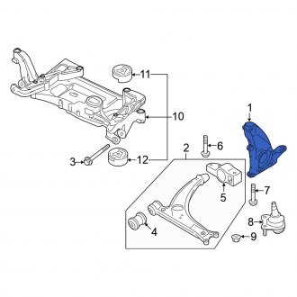 Volkswagen Passat Steering Knuckles, Spindles & Parts — CARiD.com