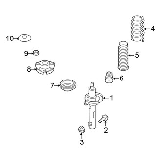 Volkswagen OE - Front Suspension - Struts & Components