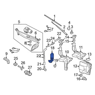 Volkswagen OE - Windshield Washer Pump