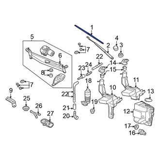 Volkswagen OE - Right Wiper Blade