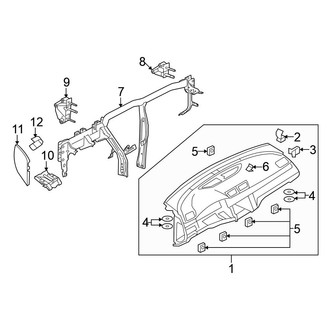 Volkswagen OE - Instrument Panel (To 11/05/2010, from VIN 3C9536398)