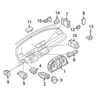 Volkswagen OE - Instrument Panel - Cluster & Switches (To 11/05/2010), (R-Line)