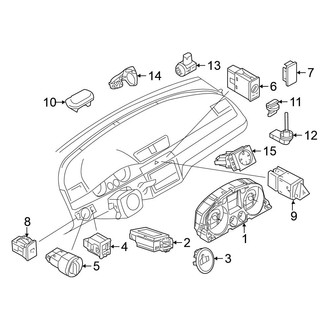 Volkswagen OE - Instrument Panel - Cluster & Switches (From 11/08/2010), (R-Line)