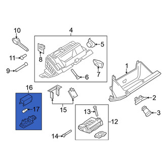 Volkswagen OE - Front Glove Box Light