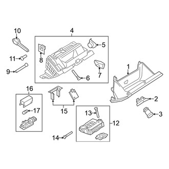Volkswagen OE - Instrument Panel - Glove Box (From 11/08/2010)