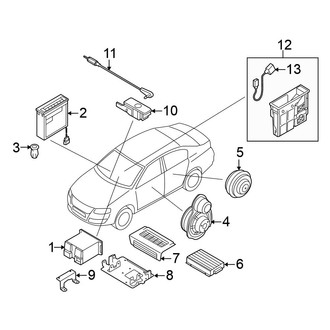 Volkswagen OE - Instrument Panel - Sound System (To 11/05/2010)
