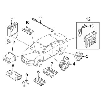 Volkswagen OE - Instrument Panel - Sound System (From 11/08/2010)