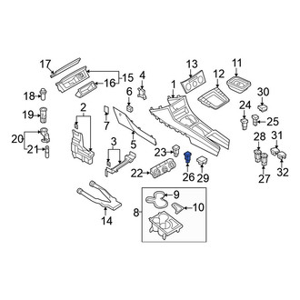 Volkswagen OE - Electronic Parking Brake Control Switch