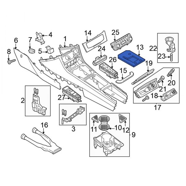 Volkswagen OE 323863950 - Front Sound Absorber